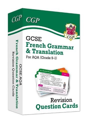 GCSE AQA French: Grammar & Translation Revision Question Cards (For ...