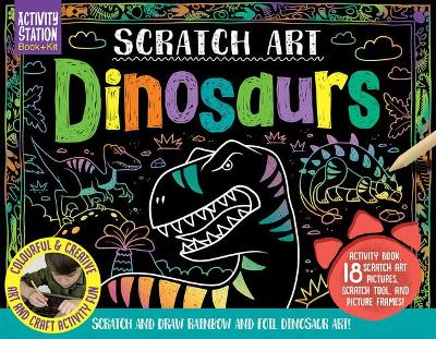 Scratch Art Dinosaurs - Activity Station Gift Boxes (Paperback)