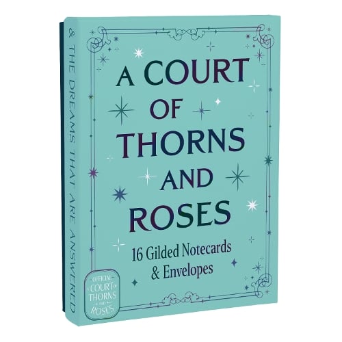 Chronicle Books A Court Of Thorns And Roses Official Gilded Notecards