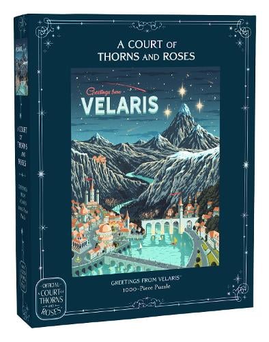 Chronicle Books A Court Of Thorns And Roses Official Greetings From Velaris 1000-Piece Puzzle