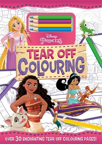 Disney Princess: Tear Off Colouring (Paperback)