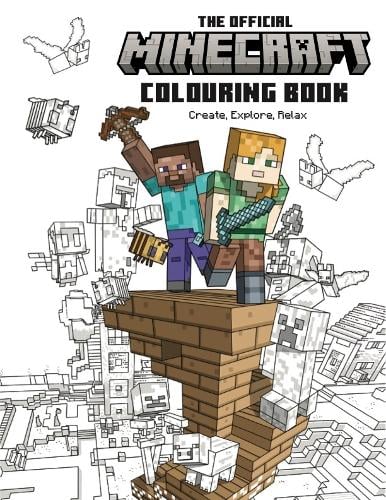 The Official Minecraft Colouring Book (Paperback)