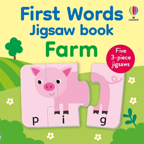 Kate Nolan First Words Jigsaw Book: Farm