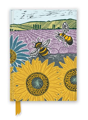 Kate Heiss: Sunflower Fields (Foiled Journal) - Flame Tree Notebooks