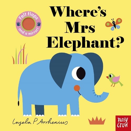 Where's Mrs Elephant? - Felt Flaps (Board book)