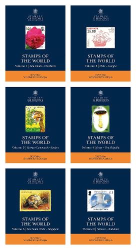 2025 Stamps Of The World - Set Of 6 Catalogues by Stanley Gibbons