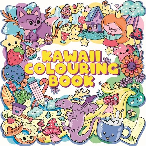 Kawaii Colouring Book (Paperback)