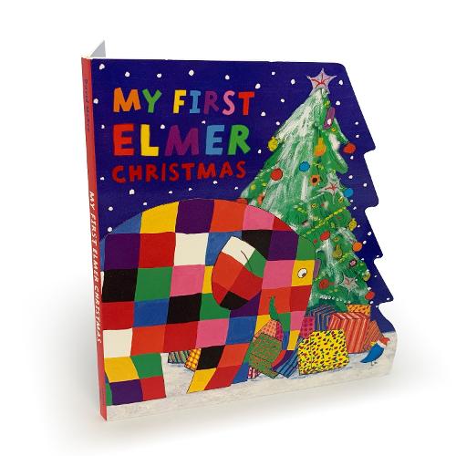 My First Elmer Christmas: Shaped Board Book - Elmer Shaped Board Books (Board book)