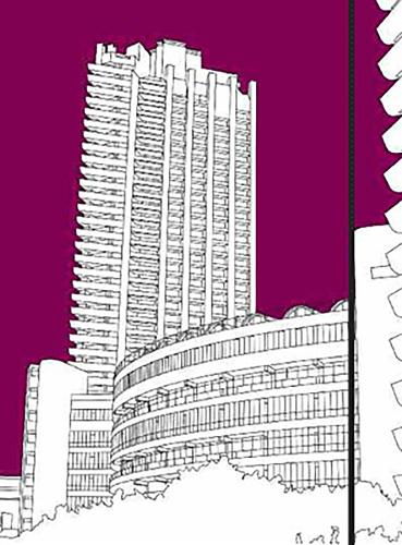 London Buildings: Barbican notebook (Hardback)
