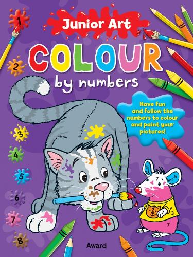Cat: Colour By Numbers - Junior Art (Paperback)