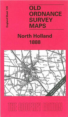 North Holland 1888: One Inch Sheet 128 - Old Ordnance Survey Maps - Inch to the Mile (Sheet map, folded)