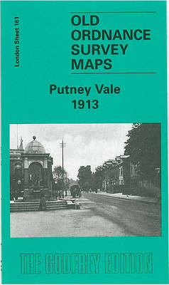 Putney Vale 1913: London Sheet 161 - Old O.S. Maps of London (Sheet map, folded)