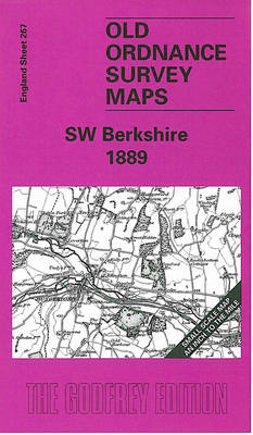 South West Berkshire 1889: One Inch Map 267 - Old Ordnance Survey Maps of England & Wales (Sheet map, folded)