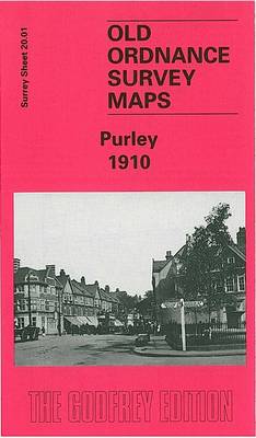 Purley 1910: Surrey Sheet 20.01 - Old Ordnance Survey Maps of Surrey (Sheet map, folded)
