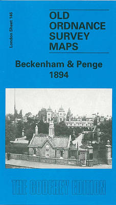 Beckenham and Penge 1894: London Sheet 146 - Old O.S. Maps of London (Sheet map, folded)