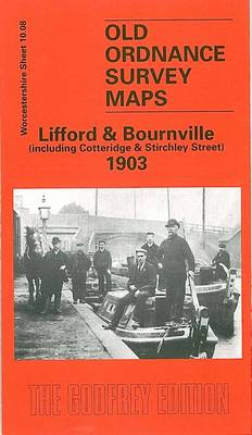 Lifford & Bournville 1903: Worcestershire Sheet 10.08 - Old Ordnance Survey Maps of Worcestershire (Sheet map, folded)