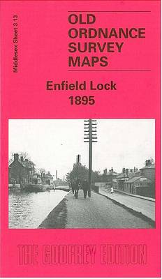 Enfield Lock 1895: Middlesex Sheet 03.13 - Old O.S. Maps of Middlesex (Sheet map, folded)