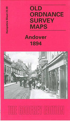 Andover 1894: Hampshire Sheet 23.08 - Old Ordnance Survey Maps of Hampshire (Sheet map, folded)