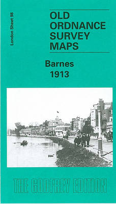 Barnes 1913: London Sheet 098.3 - Old O.S. Maps of London 98 (Sheet map, folded)