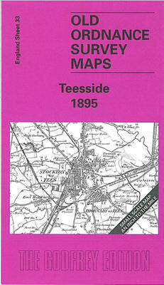 Teesside 1895: One Inch Sheet 033 - Old Ordnance Survey Maps - Inch to the Mile (Sheet map, folded)