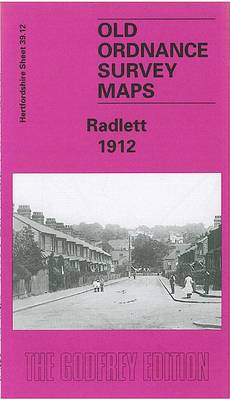 Radlett 1912: Hertfordshire Sheet 39.12 - Old O.S. Maps of Hertfordshire (Sheet map, folded)