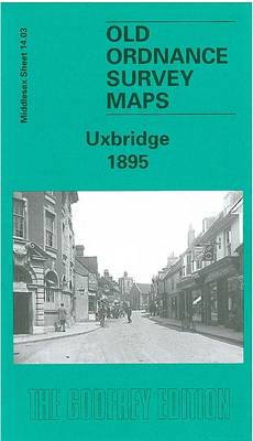 Uxbridge 1895: Middlesex Sheet 14.03 - Old O.S. Maps of Middlesex (Sheet map, folded)