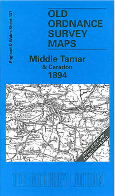 Middle Tamar and Caradon 1894: One Inch Map 337 - Old O.S. Maps of England and Wales (Sheet map, folded)