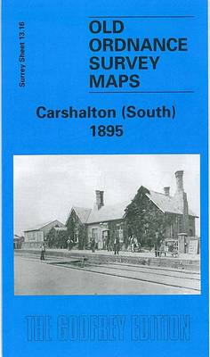 Carshalton (South) 1895: Surrey Sheet 13.16 - Old Ordnance Survey Maps of Surrey (Sheet map, folded)