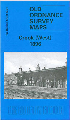Crook (West) 1895: Durham Sheet 33.04 - Old Ordnance Survey Maps of County Durham (Sheet map, folded)
