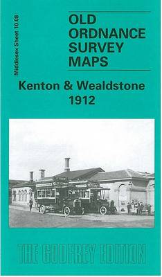 Kenton and Wealdstone 1912: Middlesex Sheet 10.08 - Old O.S. Maps of Middlesex (Sheet map, folded)