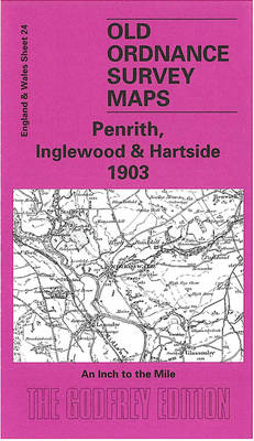 Penrith, Inglewood and Hartside 1903: One Inch Sheet 024 - Old Ordnance Survey Maps - Inch to the Mile (Sheet map, folded)