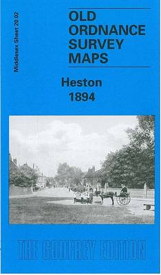 Heston 1894: Middlesex Sheet 20.02 - Old O.S. Maps of Middlesex (Sheet map, folded)
