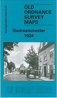 Godmanchester 1924: Huntingdonshire Sheet 22.02 - Old O.S. Maps of Huntingdonshire (Sheet map, folded)