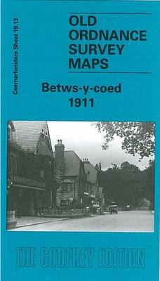 Betws-y-Coed 1911: Caernarvonshire Sheet 19.13 - Old O.S. Maps of Caernarvonshire (Sheet map, folded)