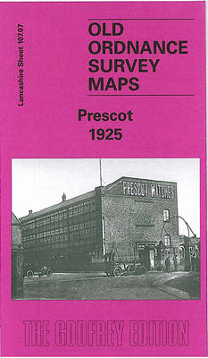 Prescot 1925: Lancashire Sheet 107.07 - Old O.S. Maps of Lancashire (Sheet map, folded)