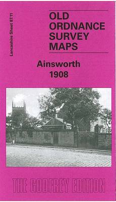 Ainsworth 1908: Lancashire Sheet 87.11 - Old O.S. Maps of Lancashire (Sheet map, folded)