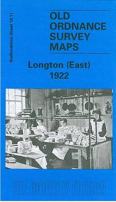 Longton (East) 1922: Staffordshire Sheet 18.11 - Old O.S. Maps of Staffordshire (Sheet map, folded)