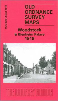Woodstock and Blenheim Palace 1919: Oxfordshire Sheet 26.08 - Old Ordnance Survey Maps of Oxfordshire (Sheet map, folded)