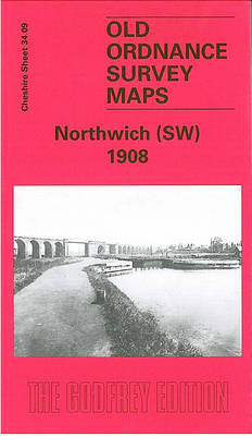 Northwich (SW) 1908: Cheshire Sheet 34.09 - Old O.S. Maps of Cheshire (Sheet map, folded)