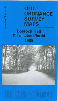 Lostock Hall and Farington (North) 1909: Lancashire Sheet 69.06 - Old O.S. Maps of Lancashire (Sheet map, folded)
