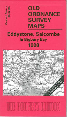 Eddystone, Salcombe and Bigbury Bay 1908: One Inch Sheet 354 - Old Ordnance Survey Maps - Inch to the Mile (Sheet map, folded)