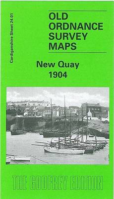 New Quay 1904: Cardiganshire Sheet 24.01 - Old O.S. Maps of Cardiganshire (Sheet map, folded)