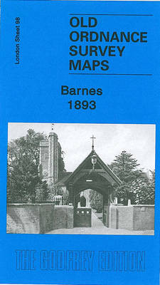 Barnes 1893: London Sheet 098.2 - Old Ordnance Survey Maps of London (Sheet map, folded)