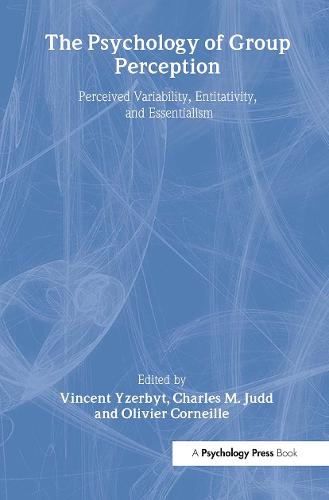 The Psychology of Group Perception (Hardback)