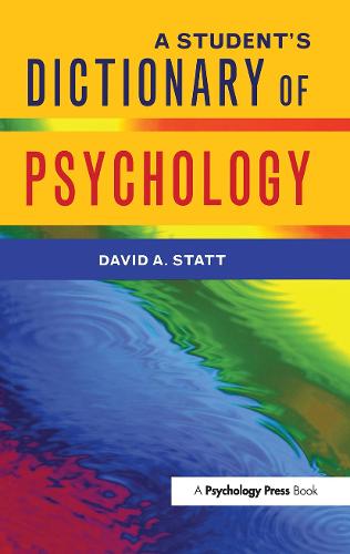 A Student's Dictionary of Psychology (Hardback)