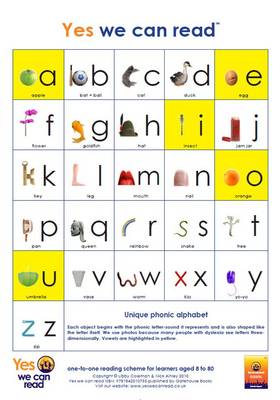 Yes We Can Read: Alphabet Poster (Poster)