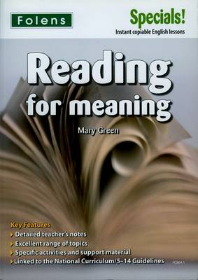 Secondary Specials!: English - Reading for Meaning (11-14) (Paperback)