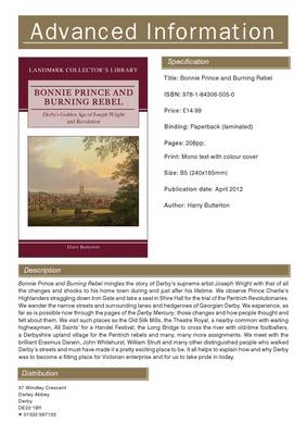 Bonnie Prince and Burning Rebel (Paperback)