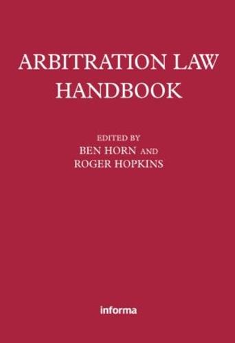 Arbitration Law Handbook (Paperback)