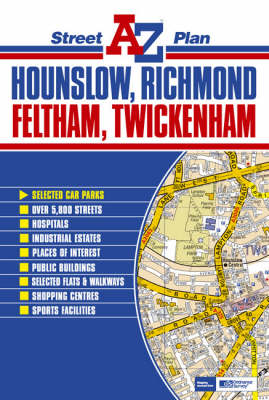 Hounslow, Richmond, Feltham and Twickenham Street Plan (Sheet map, folded)
